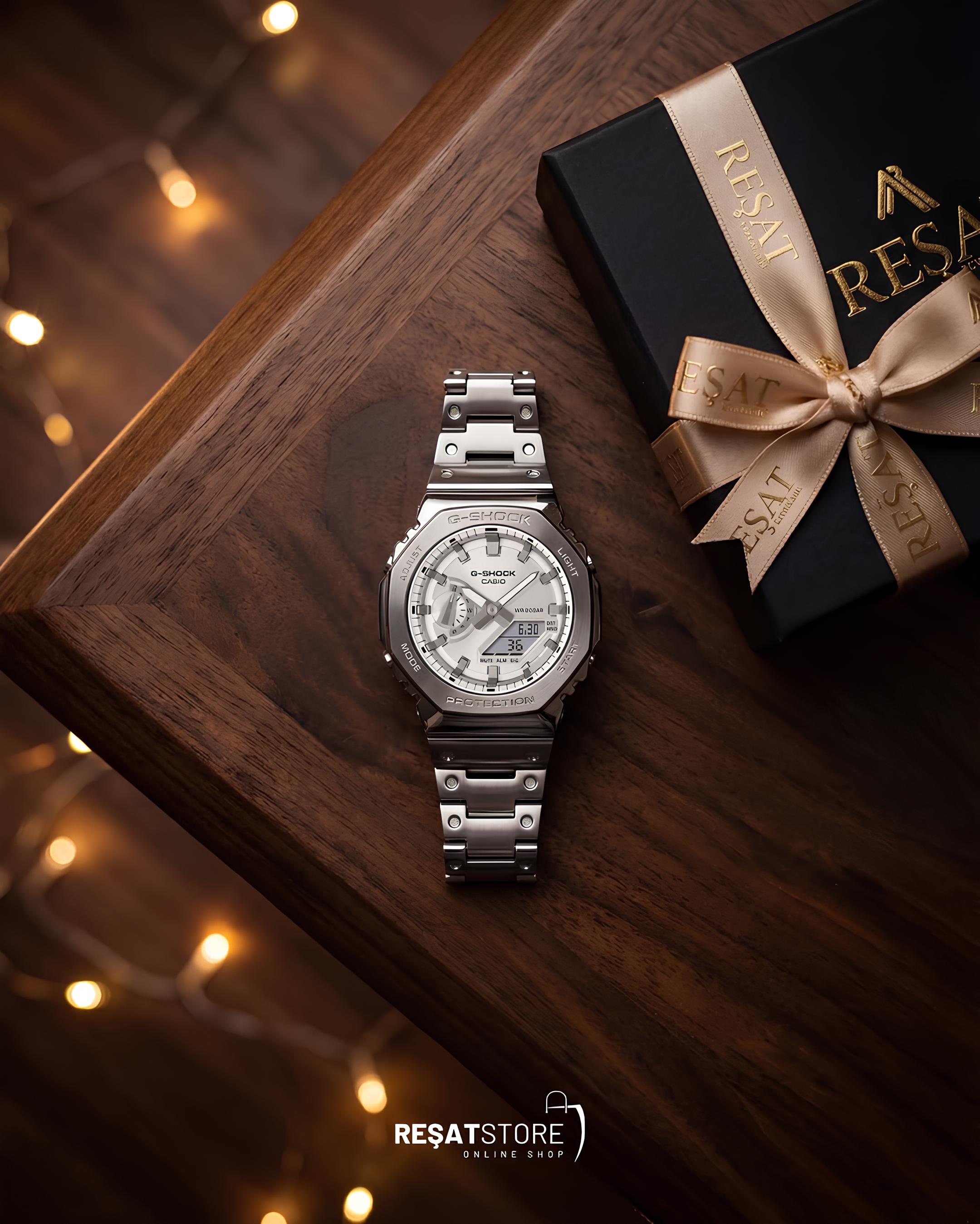 Luxury watch and sunglasses set presented as a stylish gift