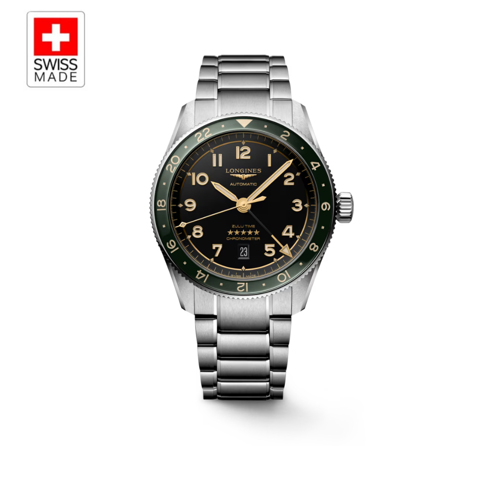 Automatic watch, Ø 42.00 mm, stainless steel and ceramic bezel, L3.812.4.63.6