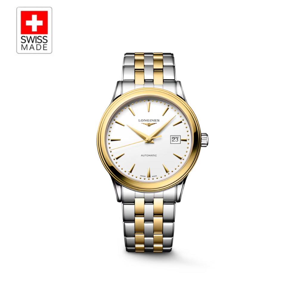 Automatic watch, Ø 40.00 mm, stainless steel and yellow pvd coating, L4.984.3.20.7