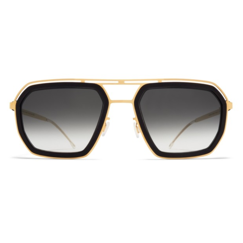 Mykita MOJAVE - MH7 Pitch Black/glossy Gold | Sunglasses Unisex