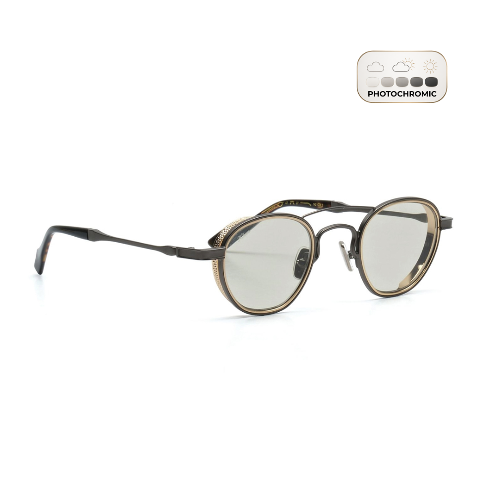 Kilian Dolore C2 47 Unisex Oval Black Metal Sunglasses