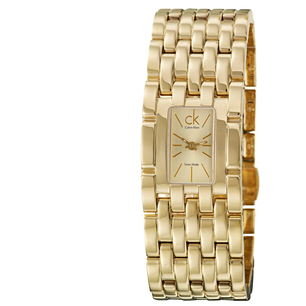 Braid 24mm Champagne Dial Women's Swiss Quartz (Battery-Powered) Watch