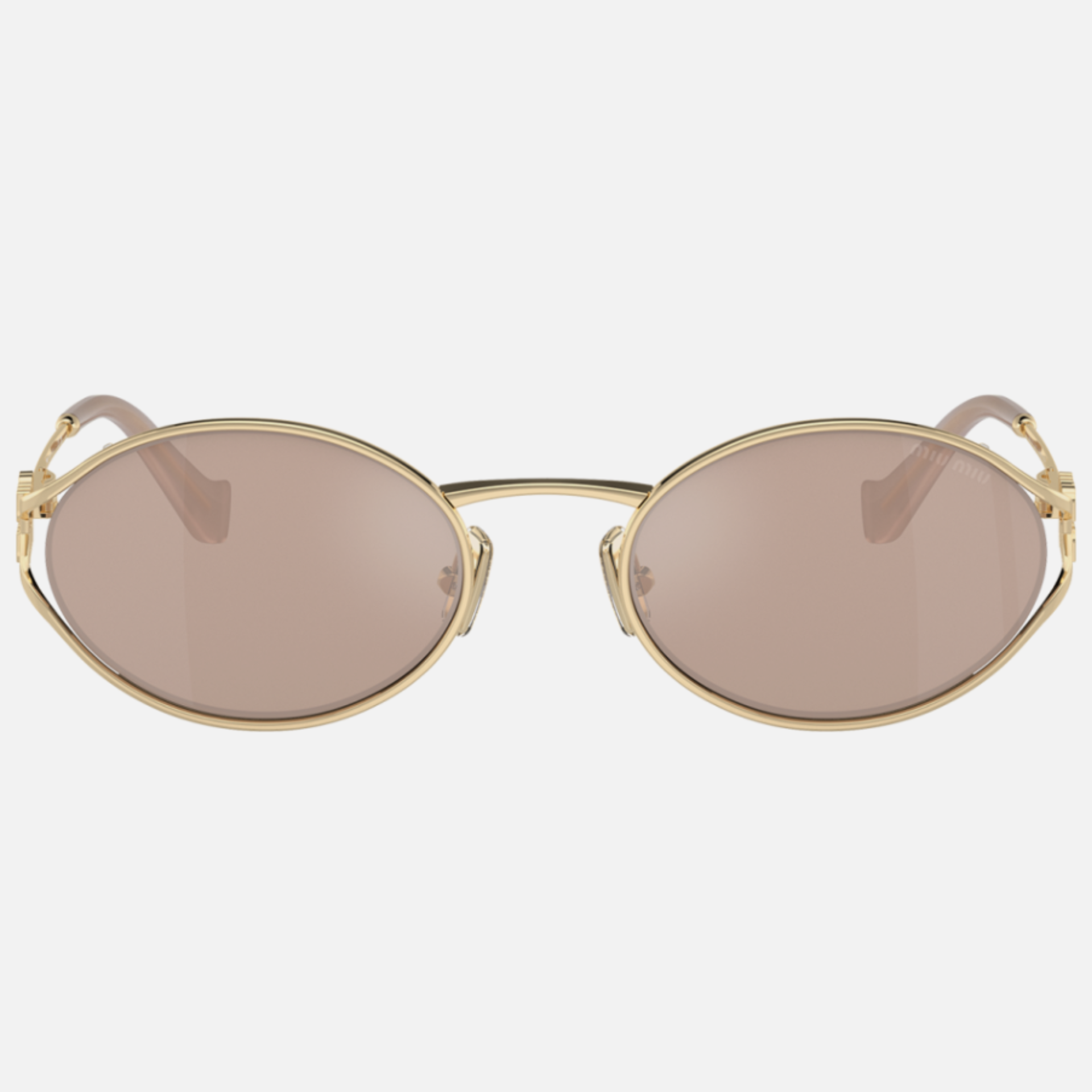 Miu Miu Mu 52YS ZVN20F 54 Women's Sunglasses Brown with UV Protection and Polarized Lenses