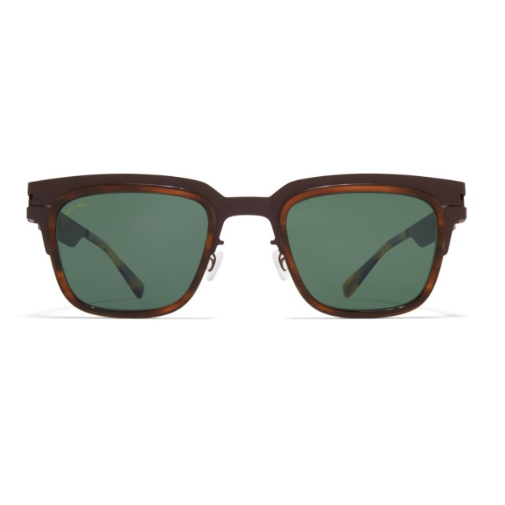 Mykita RAYMOND - A78-DBR/STBR Dark Brown/striped Brown | Sunglasses Unisex