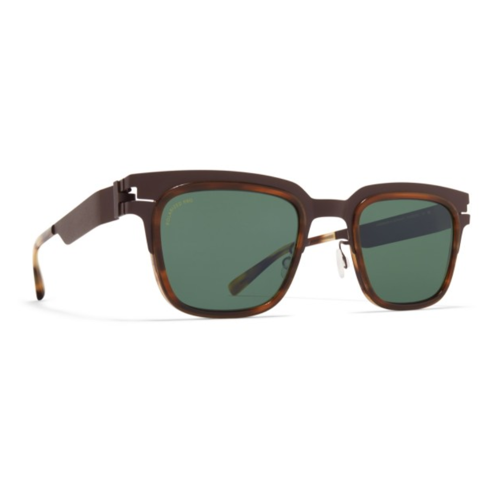 Mykita RAYMOND - A78-DBR/STBR Dark Brown/striped Brown | Sunglasses Unisex