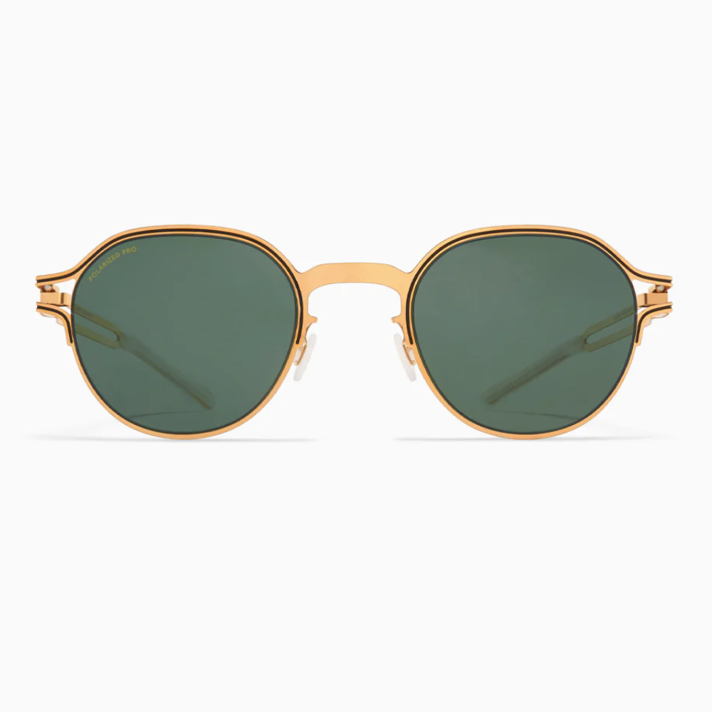 Mykita Vaasa Gold / Black - Polarized Pro Green 15