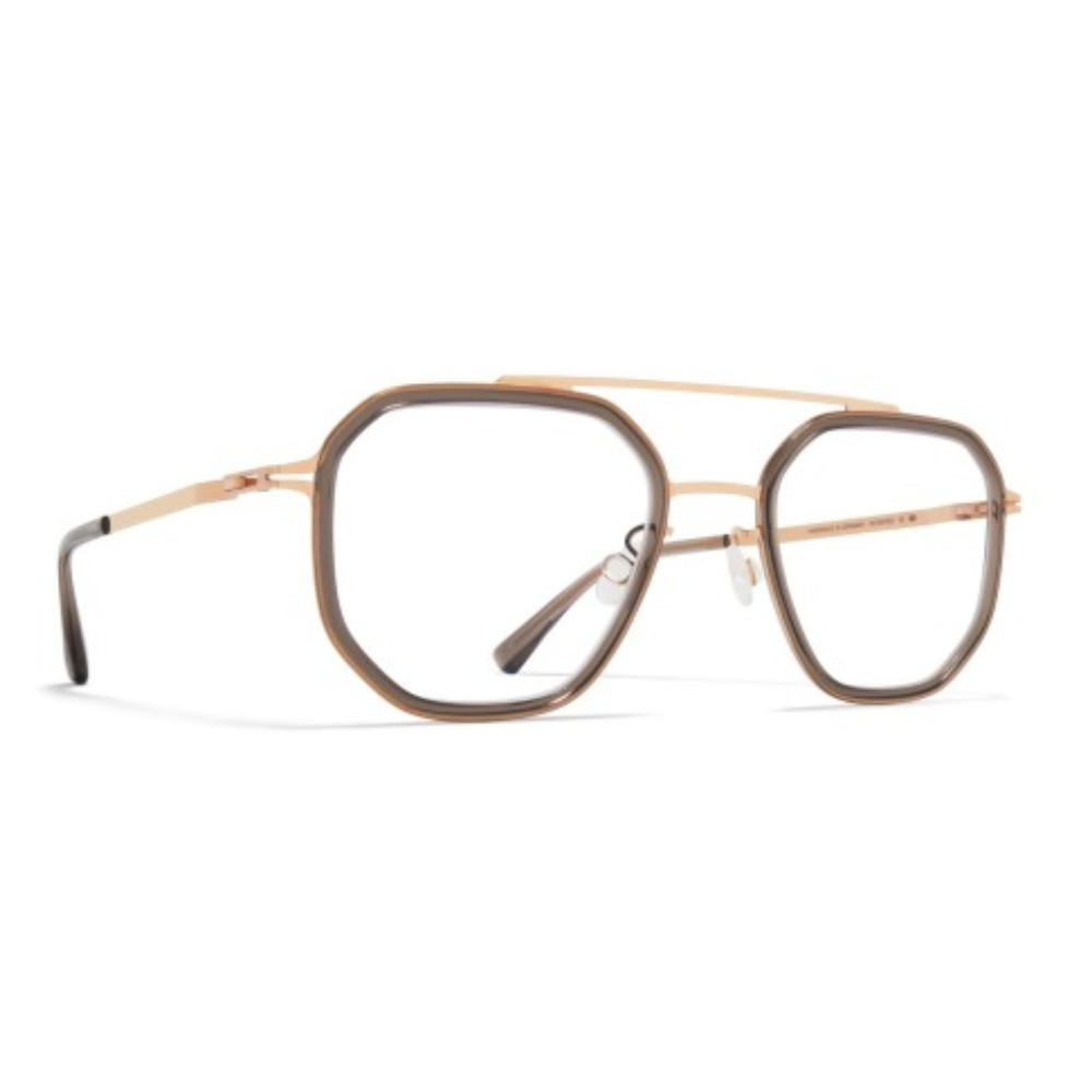 Mykita SATU - A83-CGD/CLAH Champagne Gold/clear Ash | Eyeglasses Woman