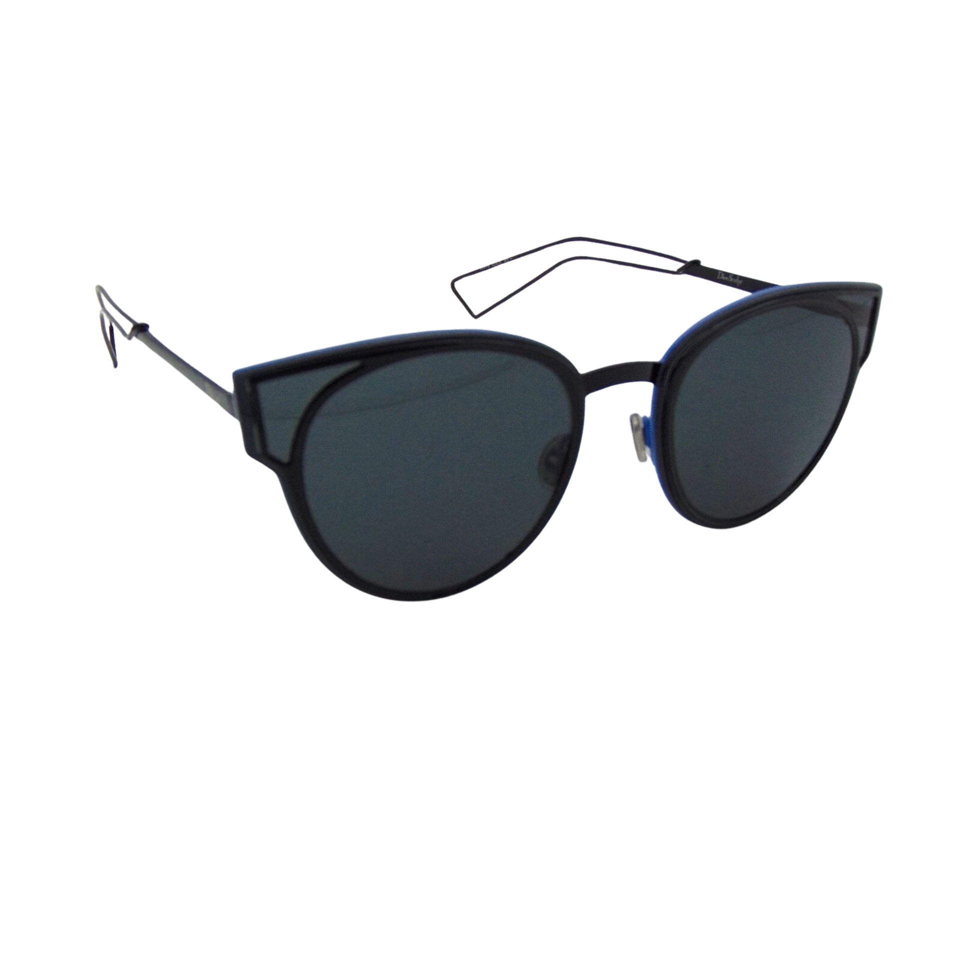 Yeni Orijinal Christian Dior SCULPT 006P9 Siyah Kedi Gözü Güneş Gözlüğü