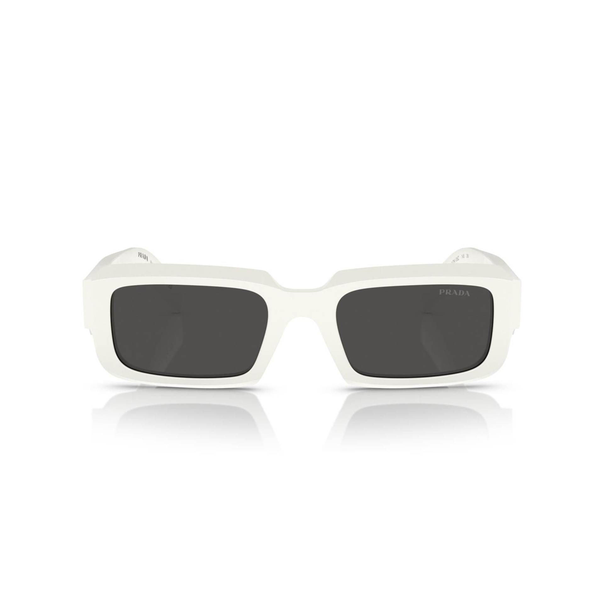 Prada PR 27ZS 17K08Z White-Dark Grey Men's Sunglasses