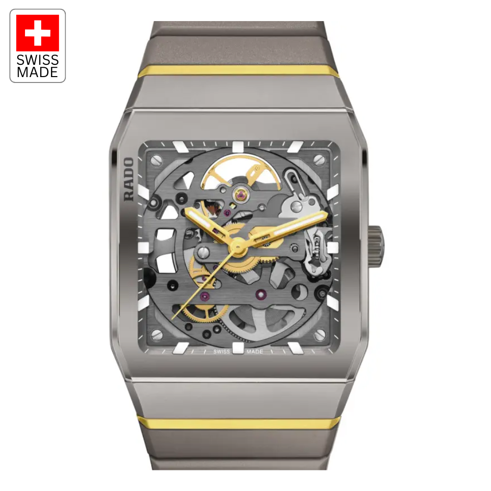 RADO Anatom Otomatik Gri Kombine Malzeme Bileklik
