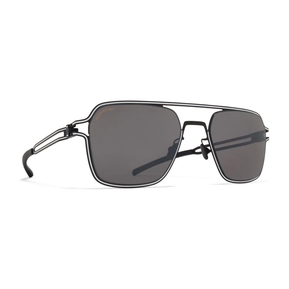 Mykita Riku C363 Black/White Unisex Sunglasses