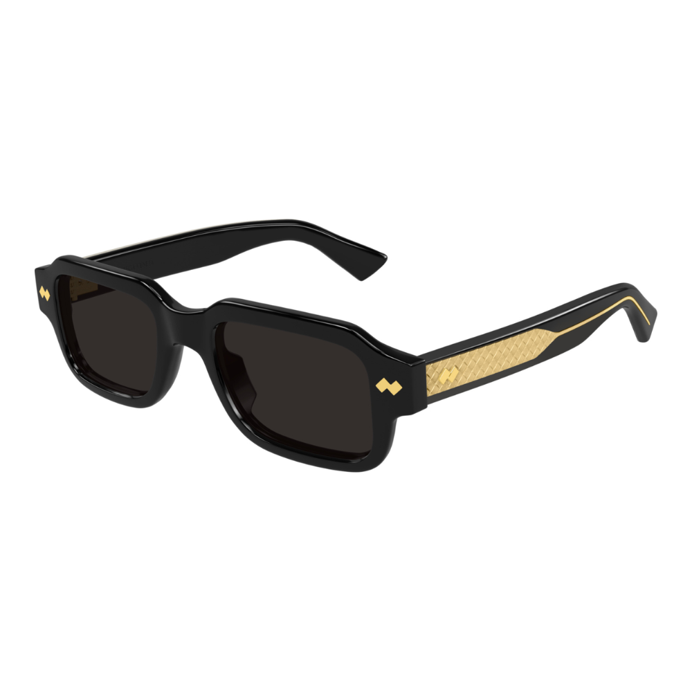 Güneş Gözlüğü Bottega Veneta Intrecciato BV1442S 001 51-20 Siyah
