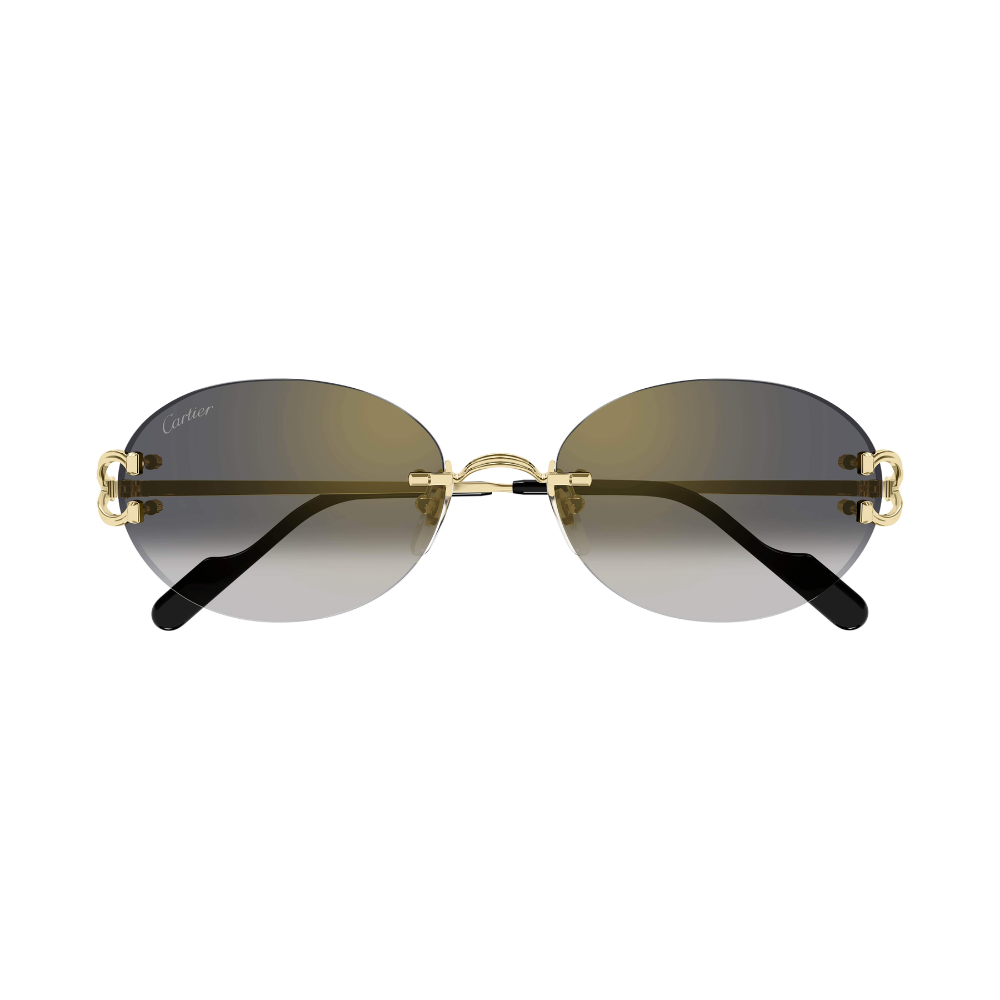 Güneş Gözlüğü Cartier Décor c de cartier CT0551S-001 55-18 Altın