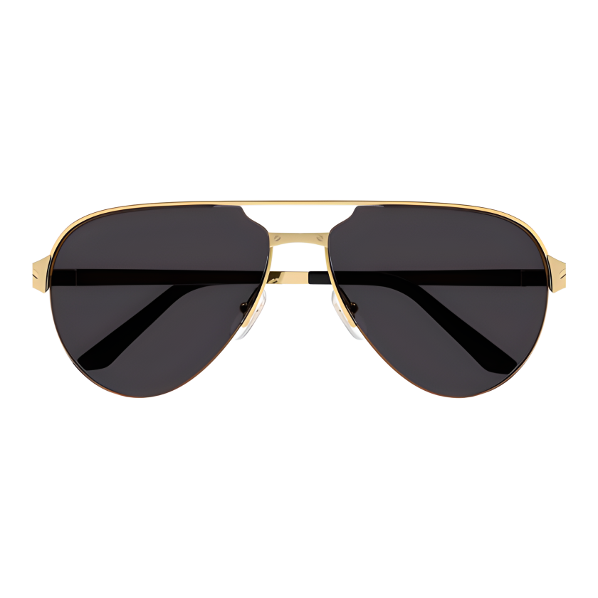 Cartier-Gold&Black Sunglasses